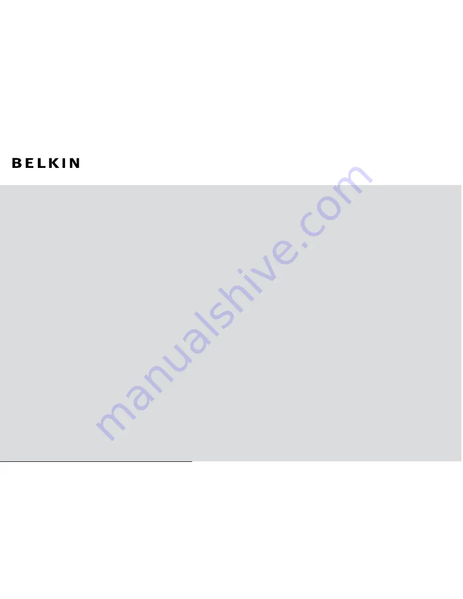 Belkin Conserve Smart AV User Manual Download Page 1