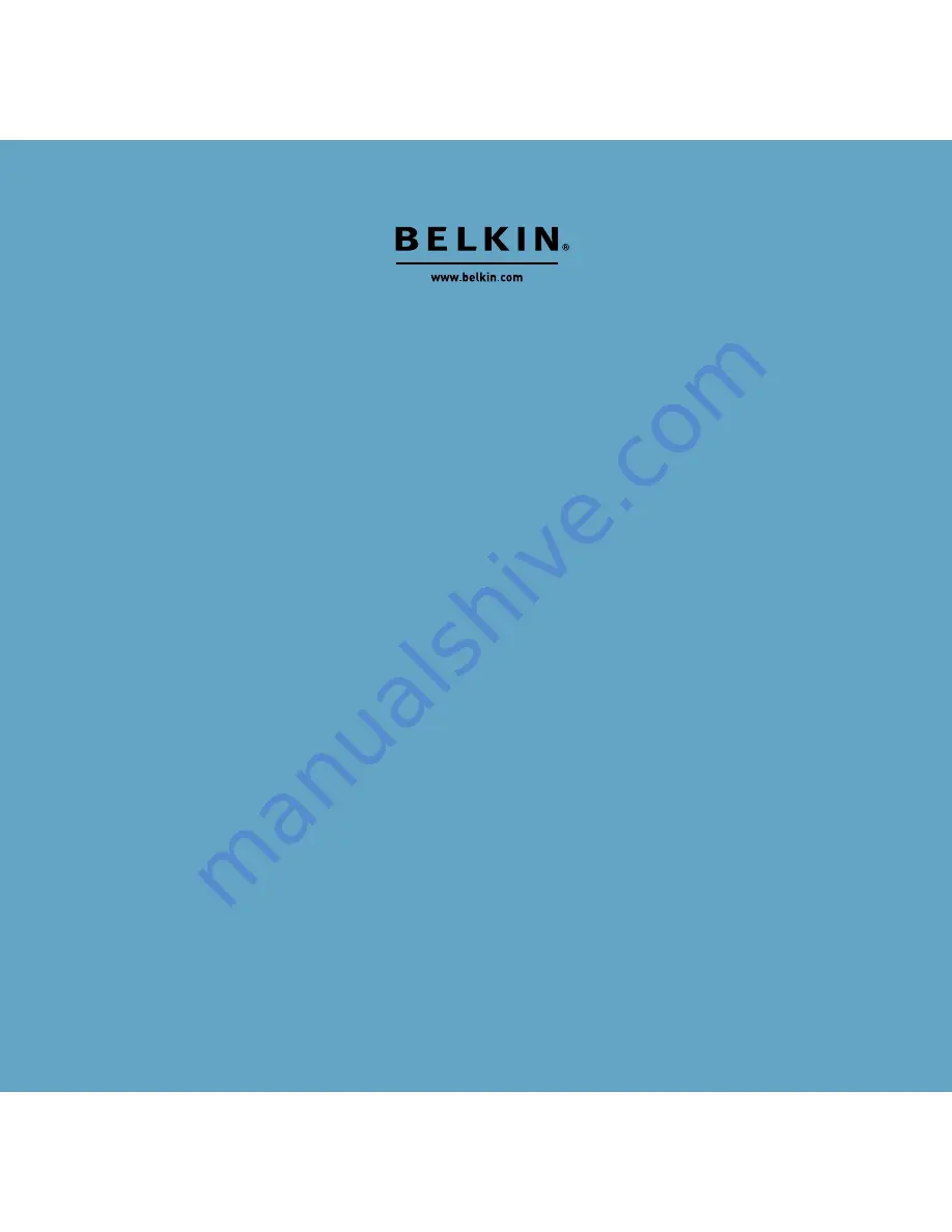 Belkin F5L019 Quick Installation Manual Download Page 16