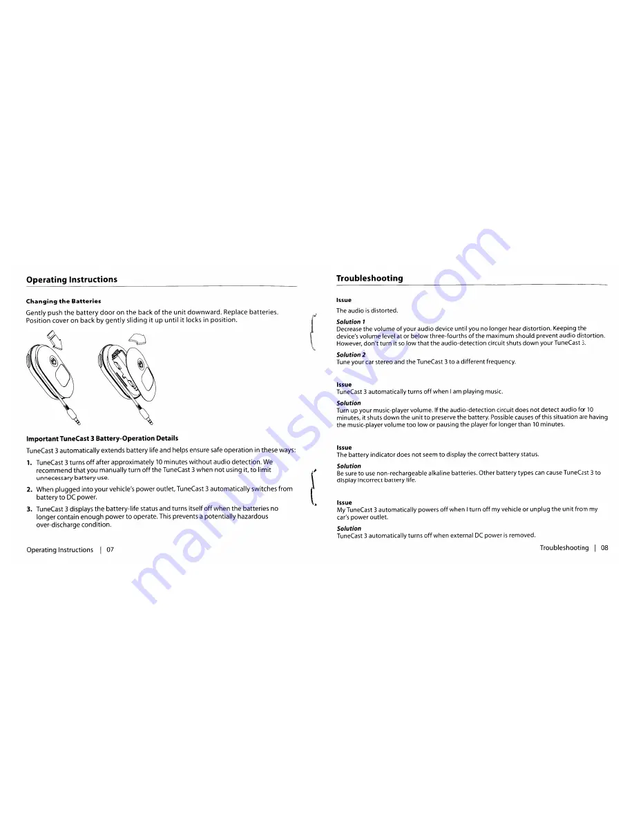 Belkin TuneCast3 User Manual Download Page 5