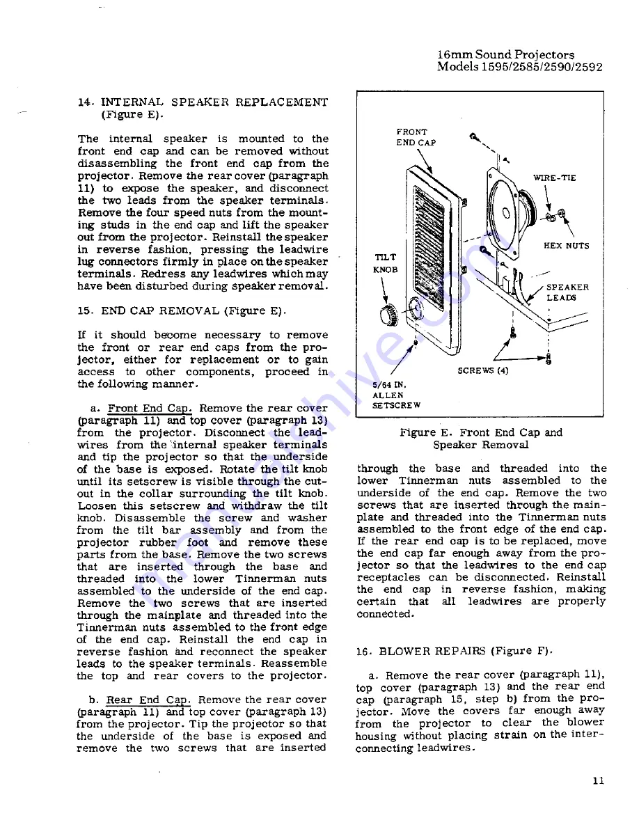 Bell and Howell 1595 Скачать руководство пользователя страница 15