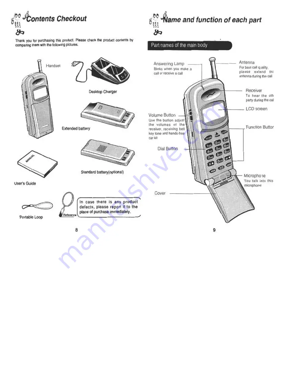 Bell Atlantic Mobile BAM-110 Owner'S Manual Download Page 4