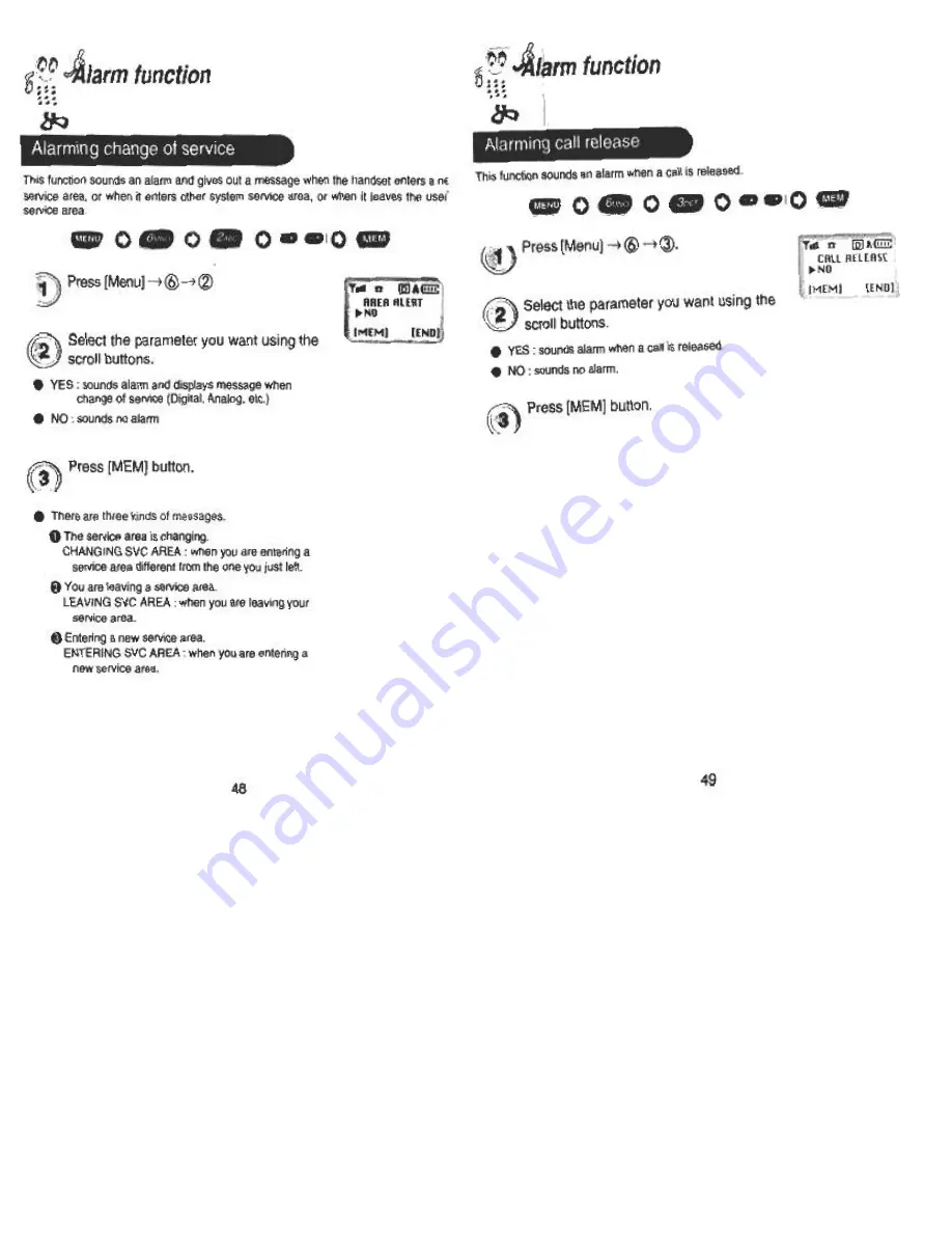 Bell Atlantic Mobile BAM-110 Owner'S Manual Download Page 24