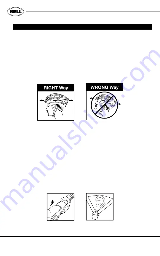 Bell Sports Helmet Owner'S Manual Download Page 3