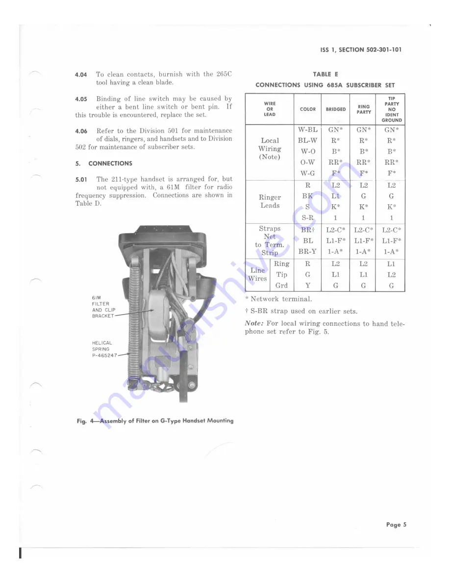 Bell System Practices 200 Series Reference Download Page 5