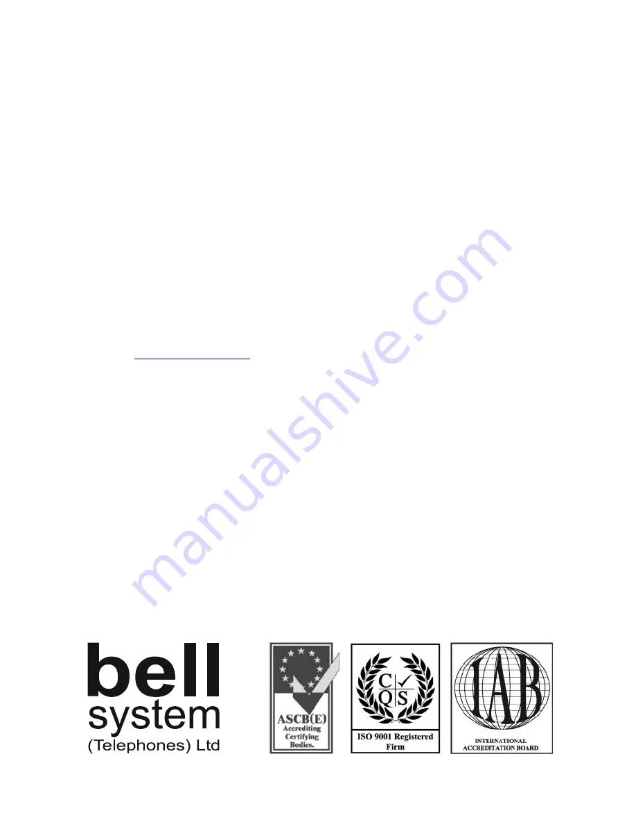 Bell System 2-72 Multi Way Installation & Operation Manual Download Page 44