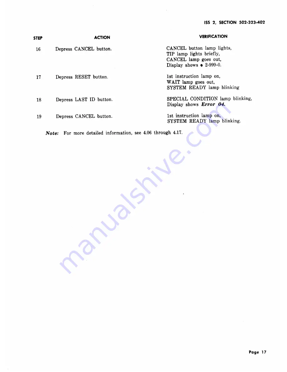 Bell System 5000a User Manual Download Page 17