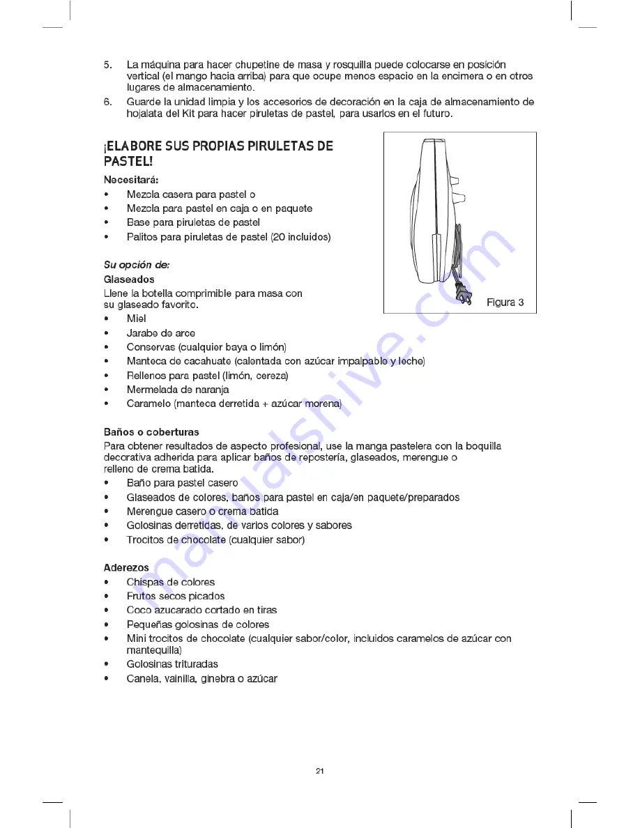 Bella CaKepop Instruction Manual Download Page 22