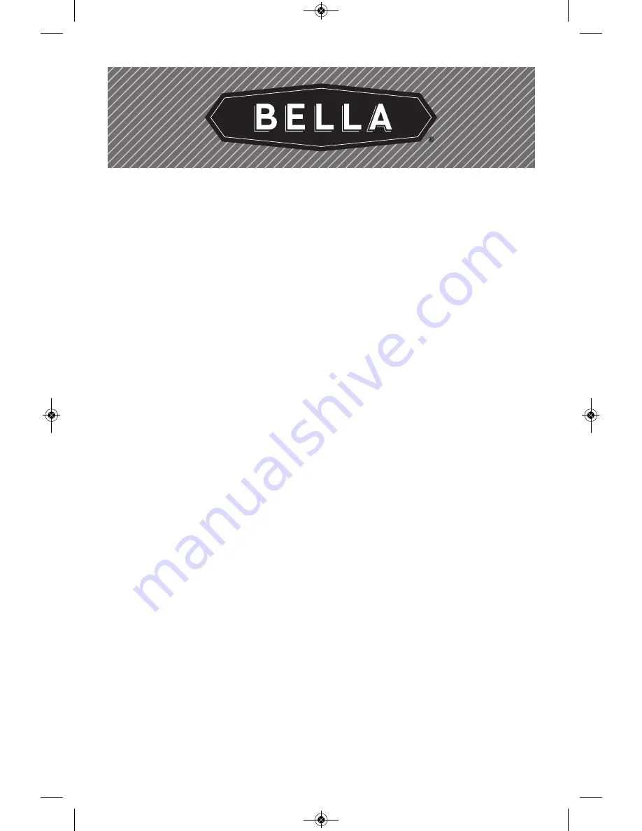 Bella ULTIMATE BROWNIE MAKER Instruction Manual Download Page 2