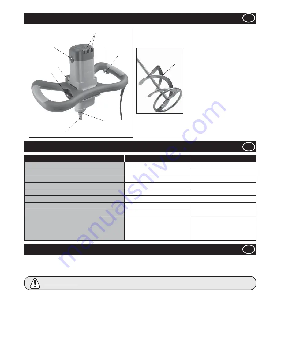 Belle PROMIX 1200E Operator'S Manual Download Page 19