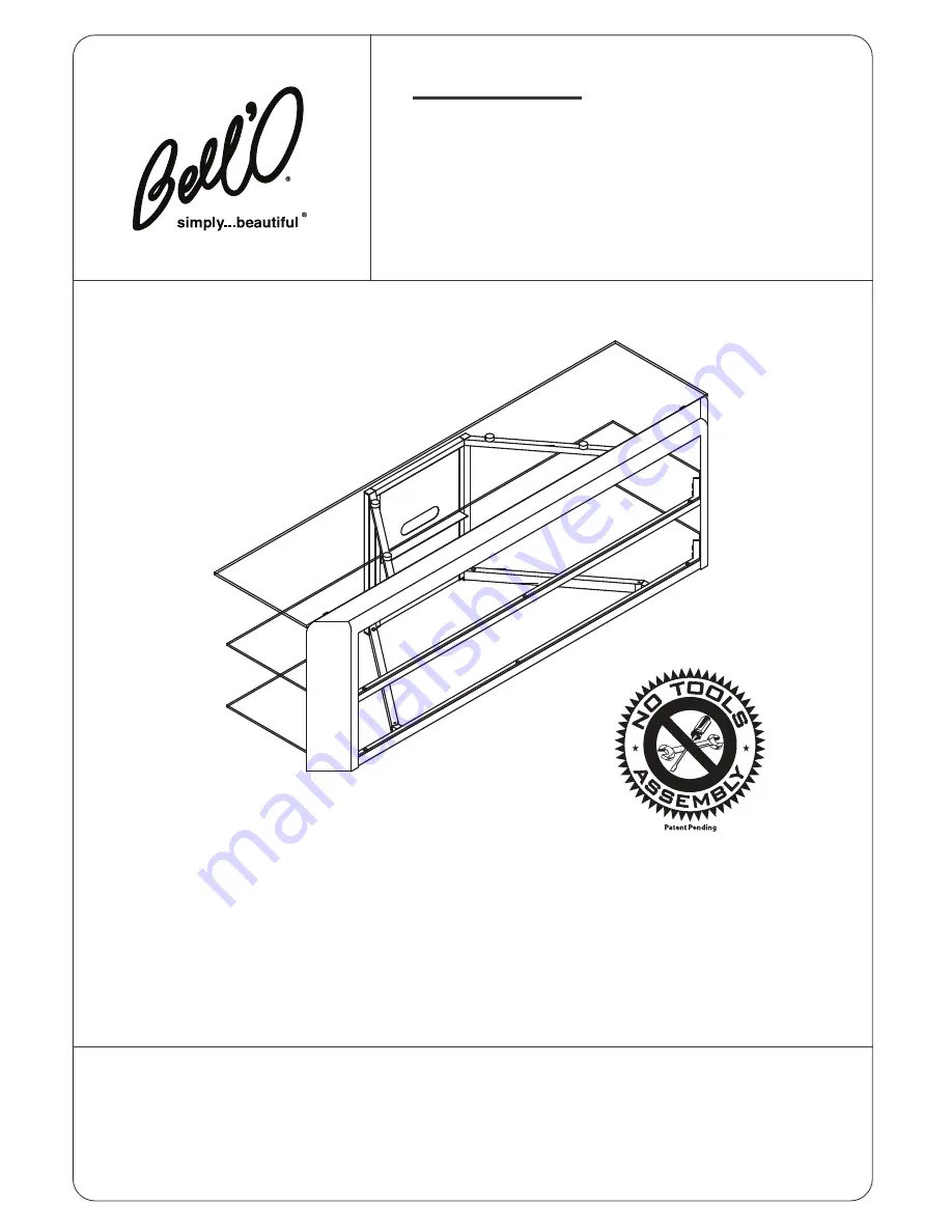 Bell'O AVSC2164 Assembly Instructions Manual Download Page 1