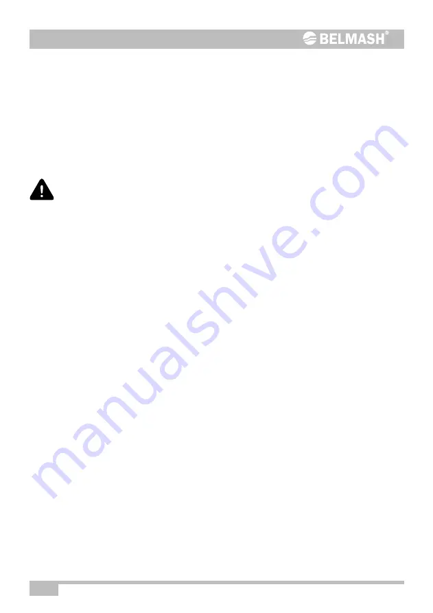 Belmash SDM-2000 Operating Manual Download Page 72