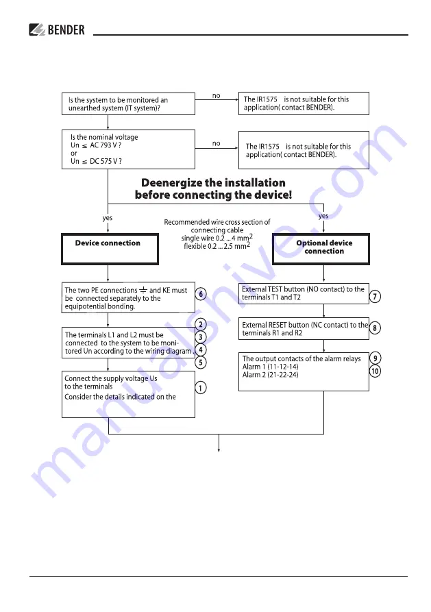 Bender ISOMETER IR1575H Manual Download Page 11