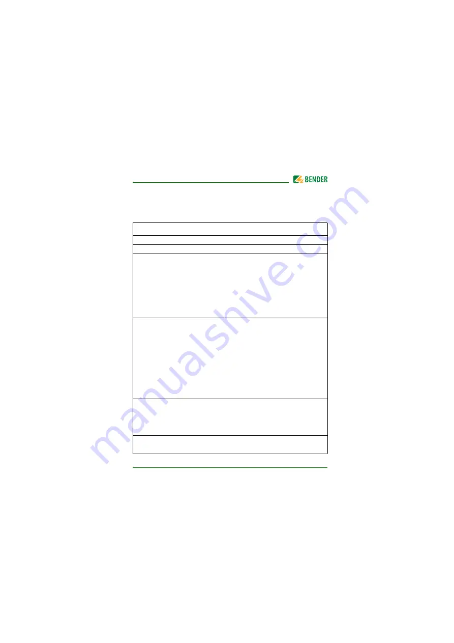 Bender ISOMETER IRDH275 Manual Download Page 73