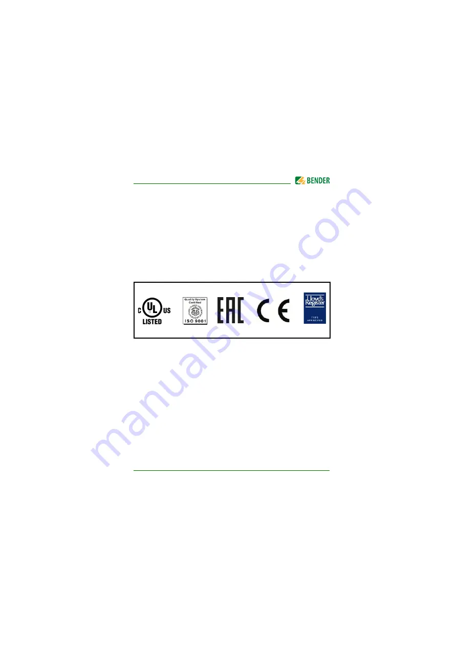 Bender ISOMETER IRDH275 Manual Download Page 79