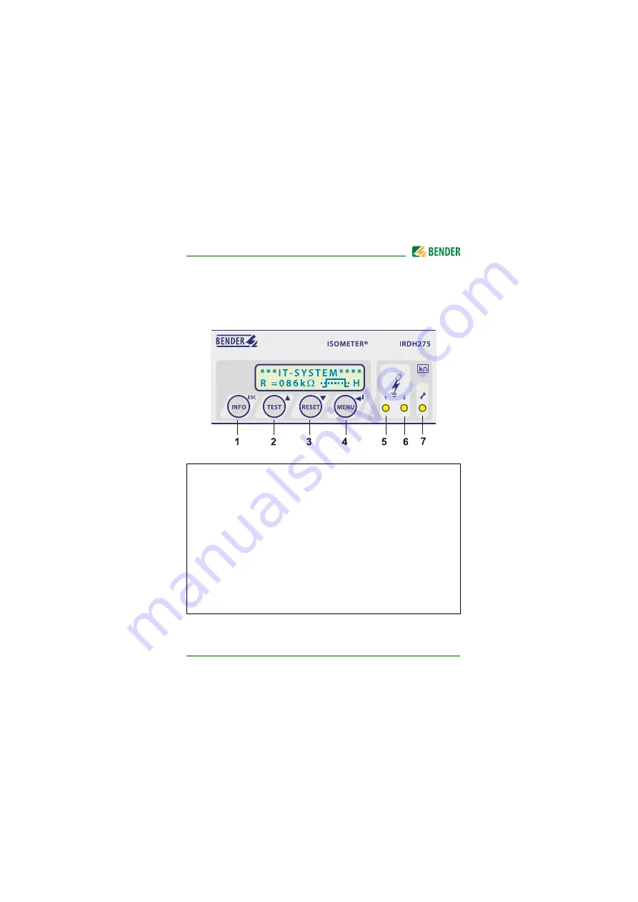 Bender ISOMETER IRDH275 Скачать руководство пользователя страница 133