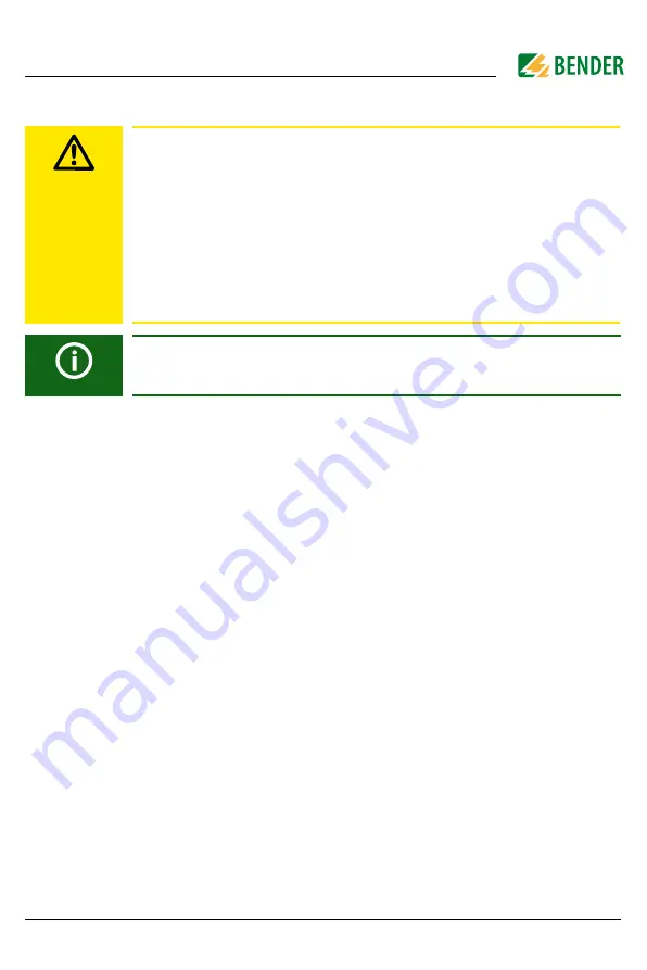 Bender ISOMETER iso1685DP-425 Manual Download Page 25