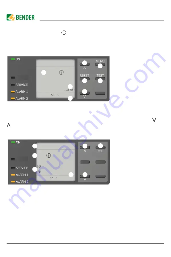 Bender ISOMETER iso1685DP-425 Manual Download Page 38