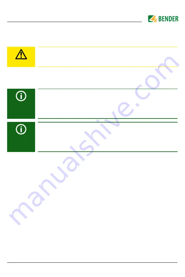 Bender ISOMETER iso1685DP-425 Manual Download Page 69