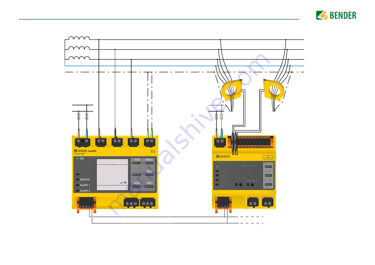 Bender ISOMETER iso685-D-P Manual Download Page 28