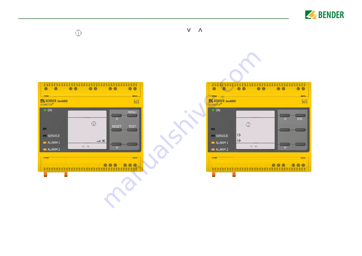 Bender ISOMETER iso685-D-P Manual Download Page 37