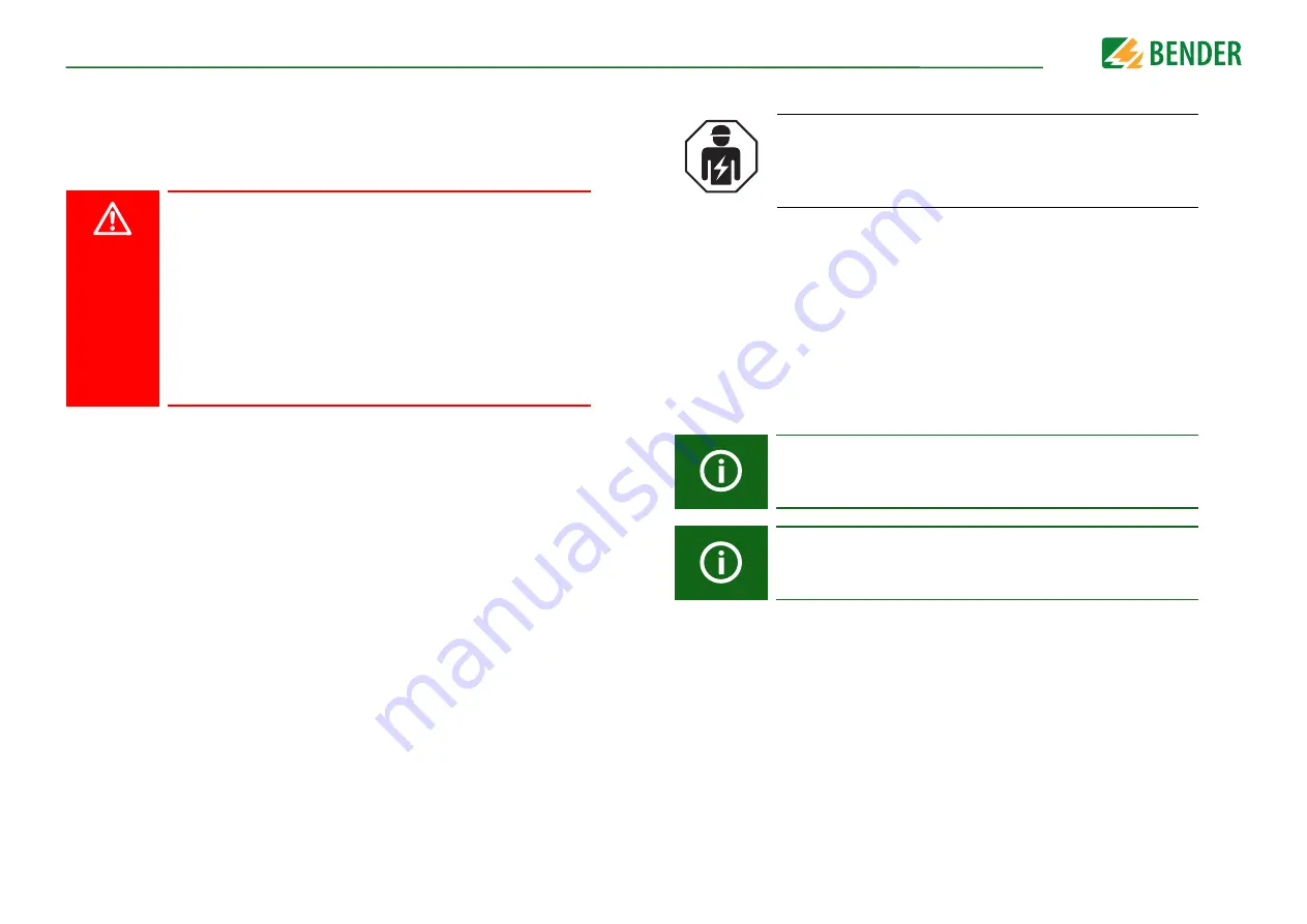 Bender ISOMETER isoBAT425 Manual Download Page 7