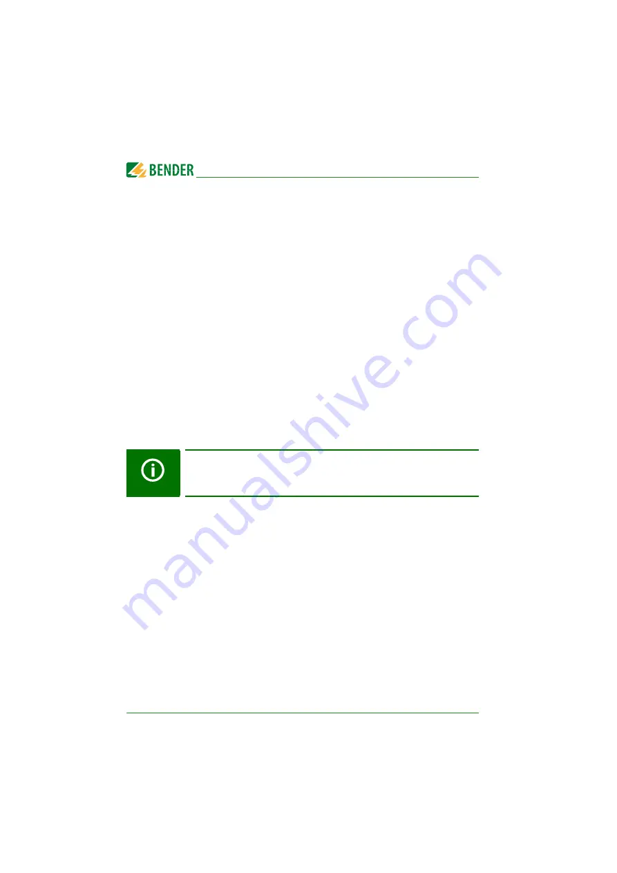 Bender ISOMETER isoHV525 Manual Download Page 18