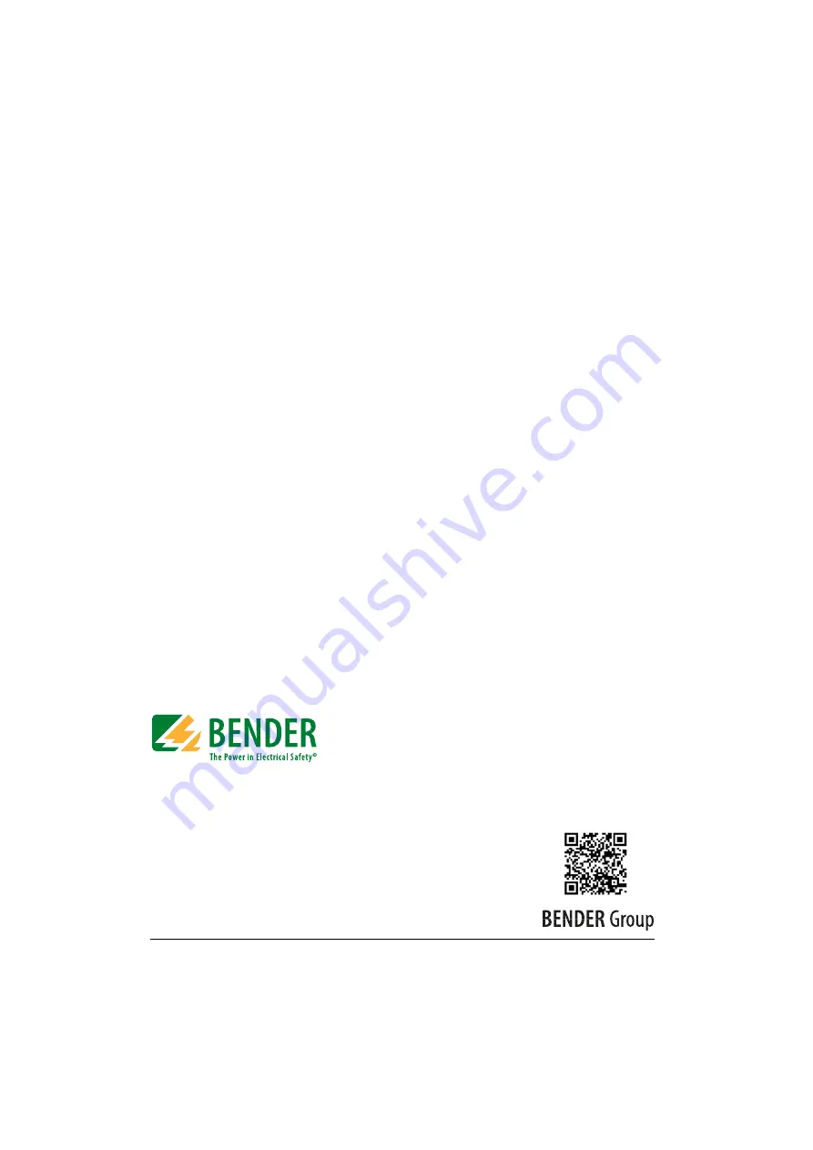 Bender ISOMETER isoLR275 Manual Download Page 80