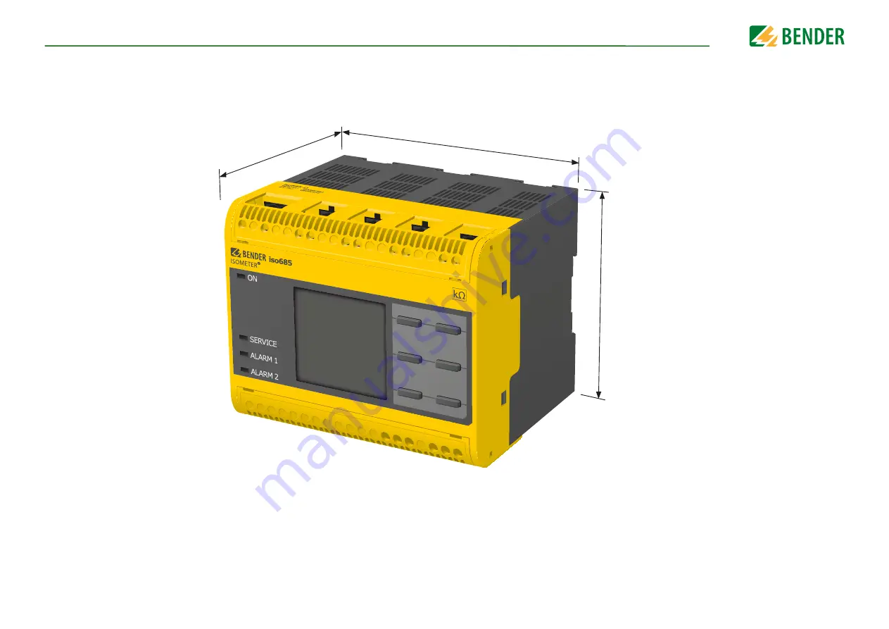 Bender ISOMETER isoNAV685-D-B Скачать руководство пользователя страница 12