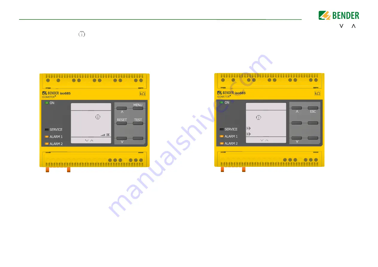 Bender ISOMETER isoNAV685-D-B Скачать руководство пользователя страница 24