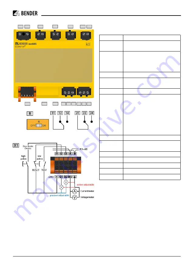 Bender ISOMETER isoRW685W-D Скачать руководство пользователя страница 5