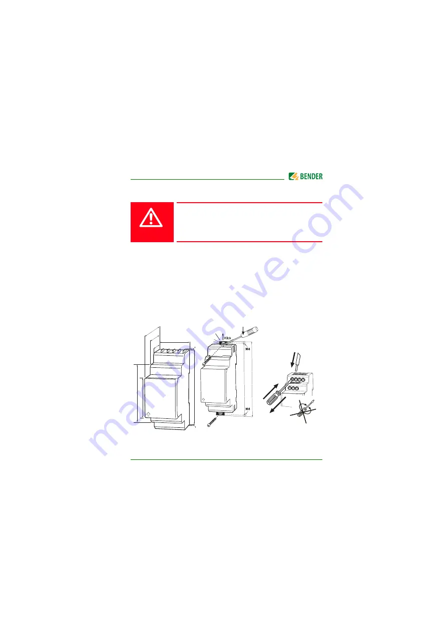 Bender ISOMETER isoUG425 Operating Manual Download Page 3