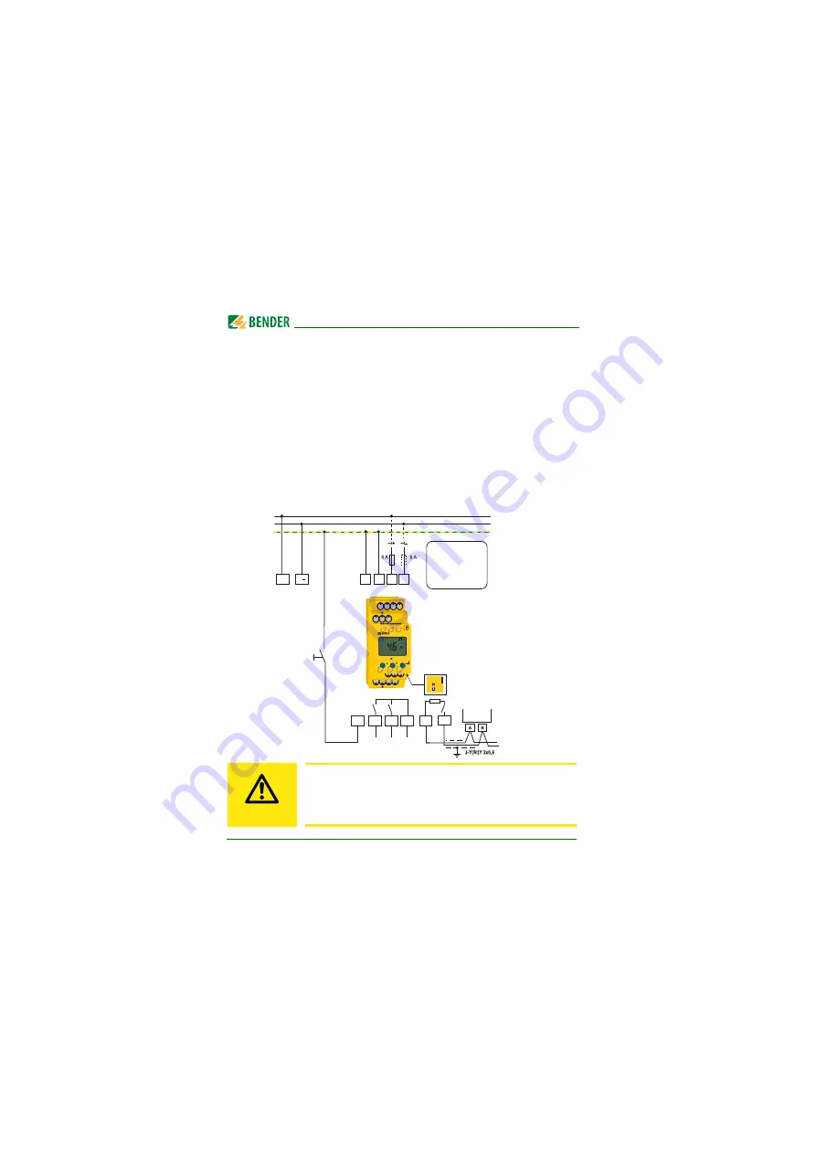 Bender ISOMETER isoUG425 Operating Manual Download Page 4