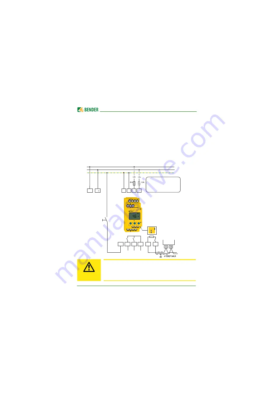 Bender ISOMETER isoUG425 Quick Start Manual Download Page 22