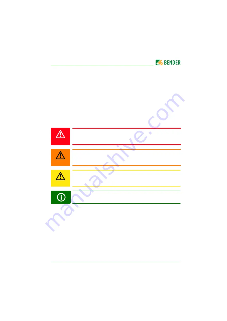 Bender LINETRAXX PEM575 Series Manual Download Page 9