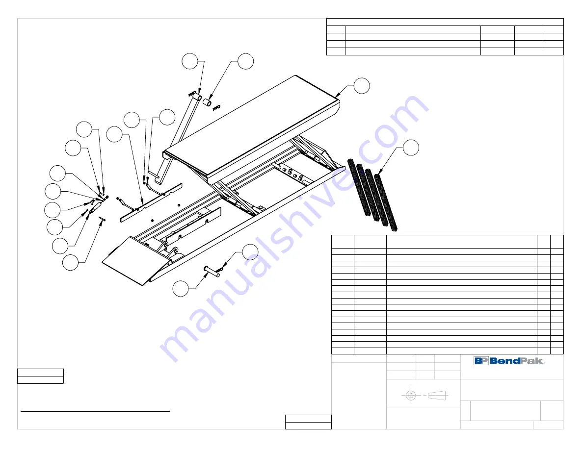 BendPak 5175025 Скачать руководство пользователя страница 6