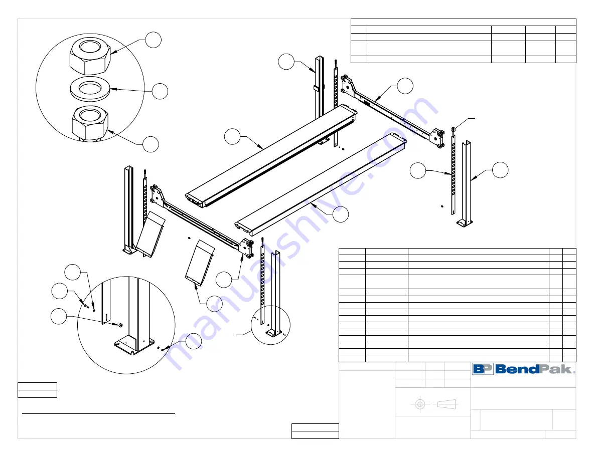 BendPak 5175170 Service Manual Download Page 5