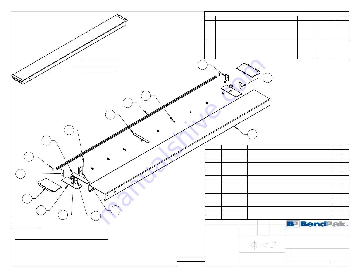 BendPak 5175170 Service Manual Download Page 23