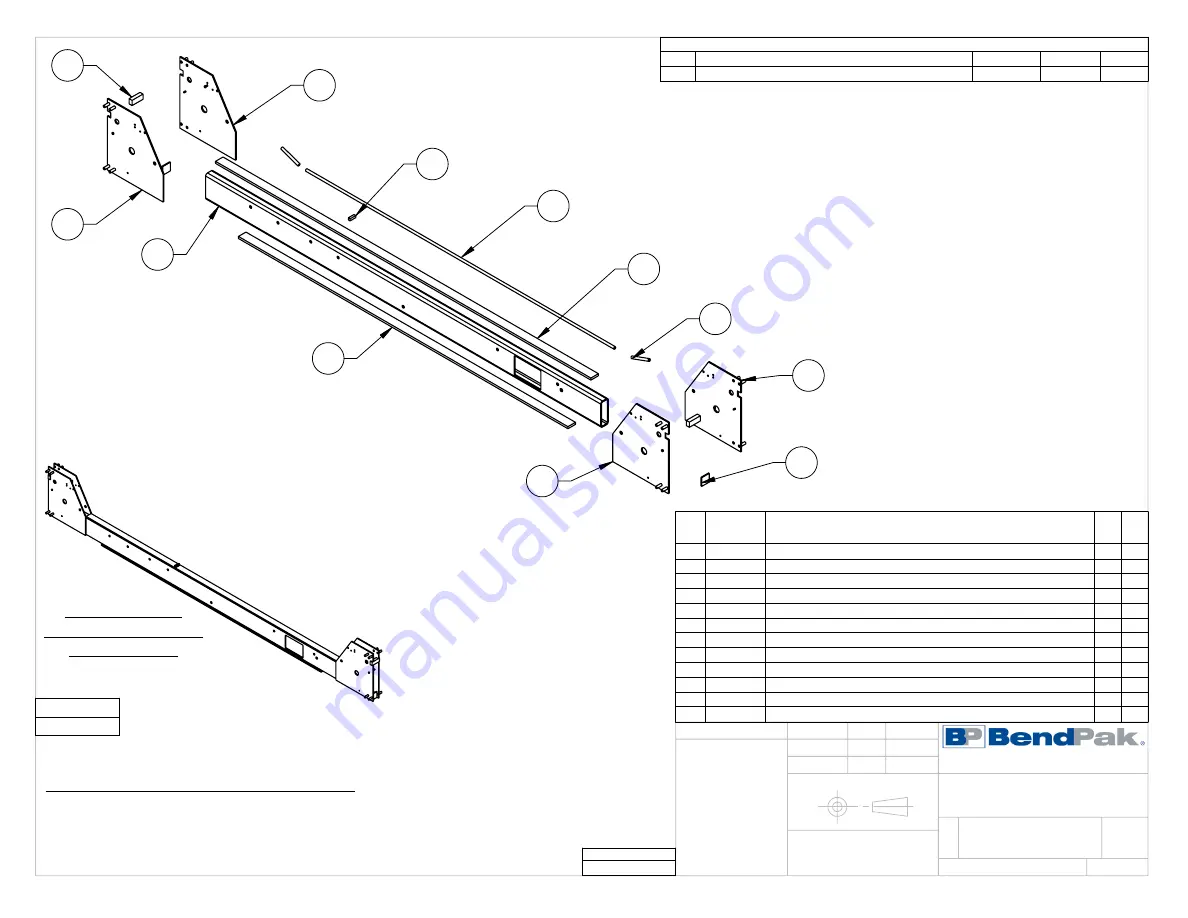 BendPak 5175170 Service Manual Download Page 26