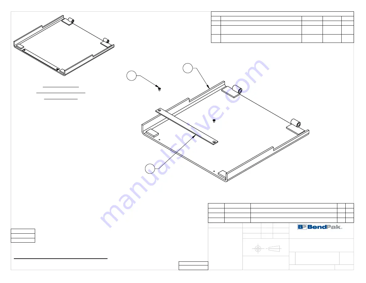 BendPak 5175993 Service Manual Download Page 10