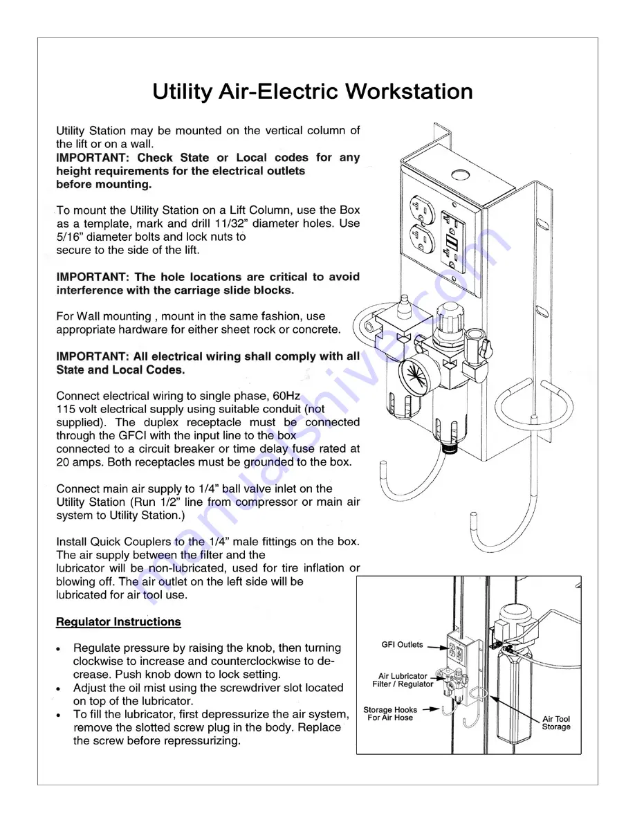 BendPak XPR-7TR Installation And Operation Manual Download Page 31