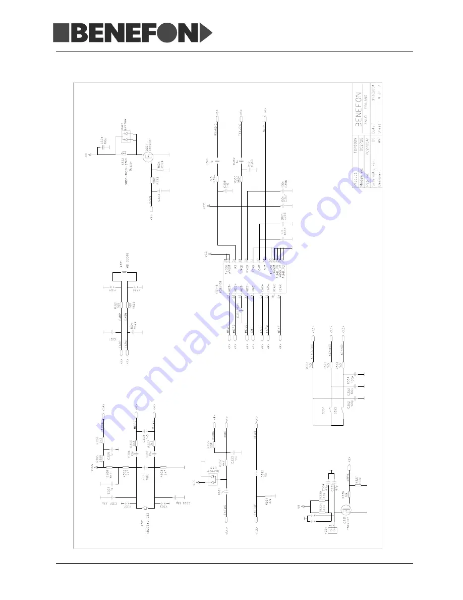 Benefon EXION TDP80DN Service Manual Download Page 58