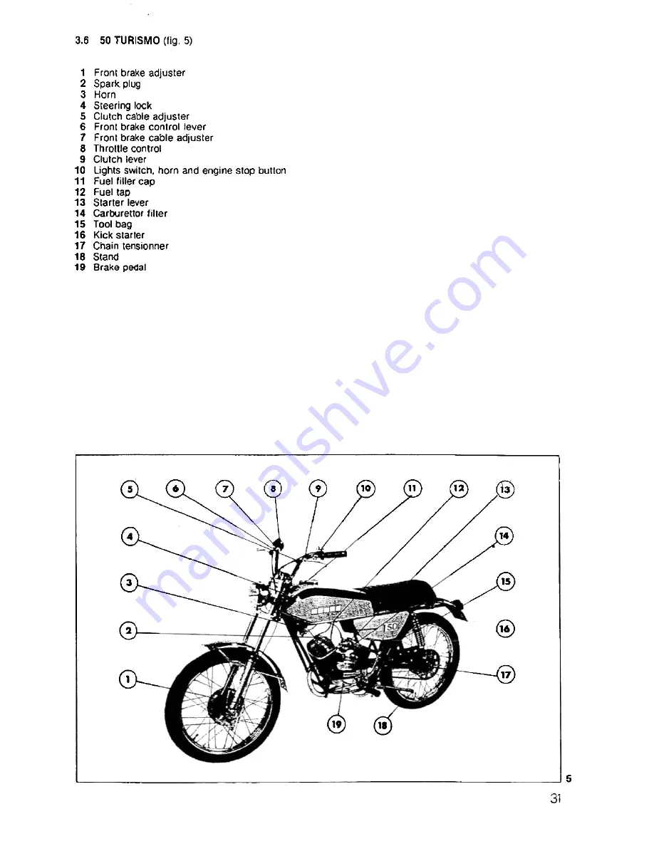 Benelli 125 Enduro Workshop Manual Download Page 30