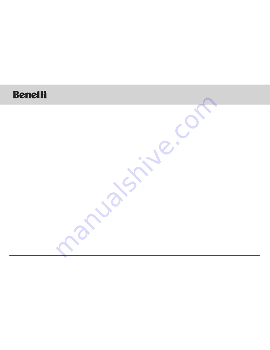 Benelli macis Owner'S Manual Download Page 8