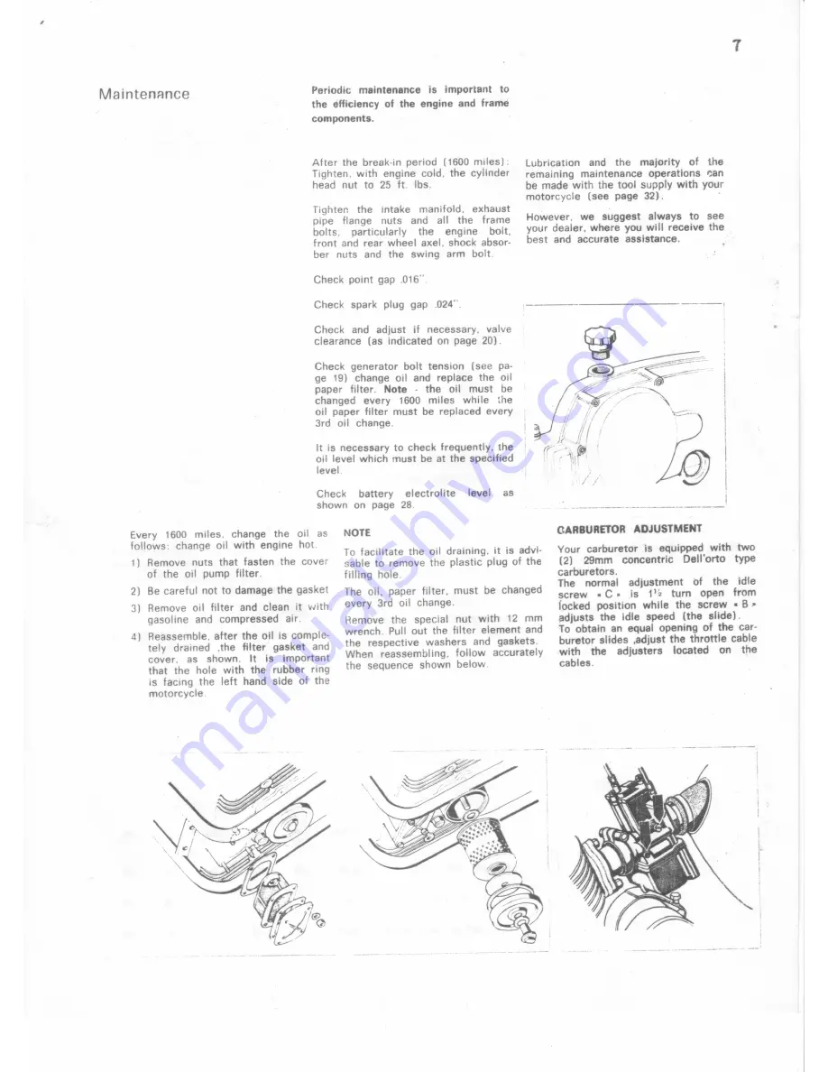 Benelli Tornado 650 Owner'S Manual Download Page 8