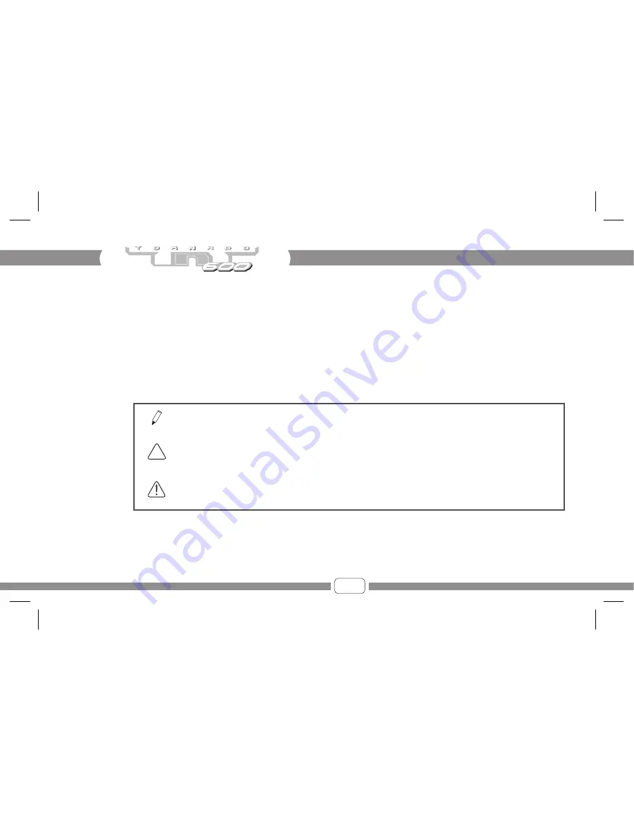 Benelli Tornado TNT600 Owner'S Manual Download Page 6