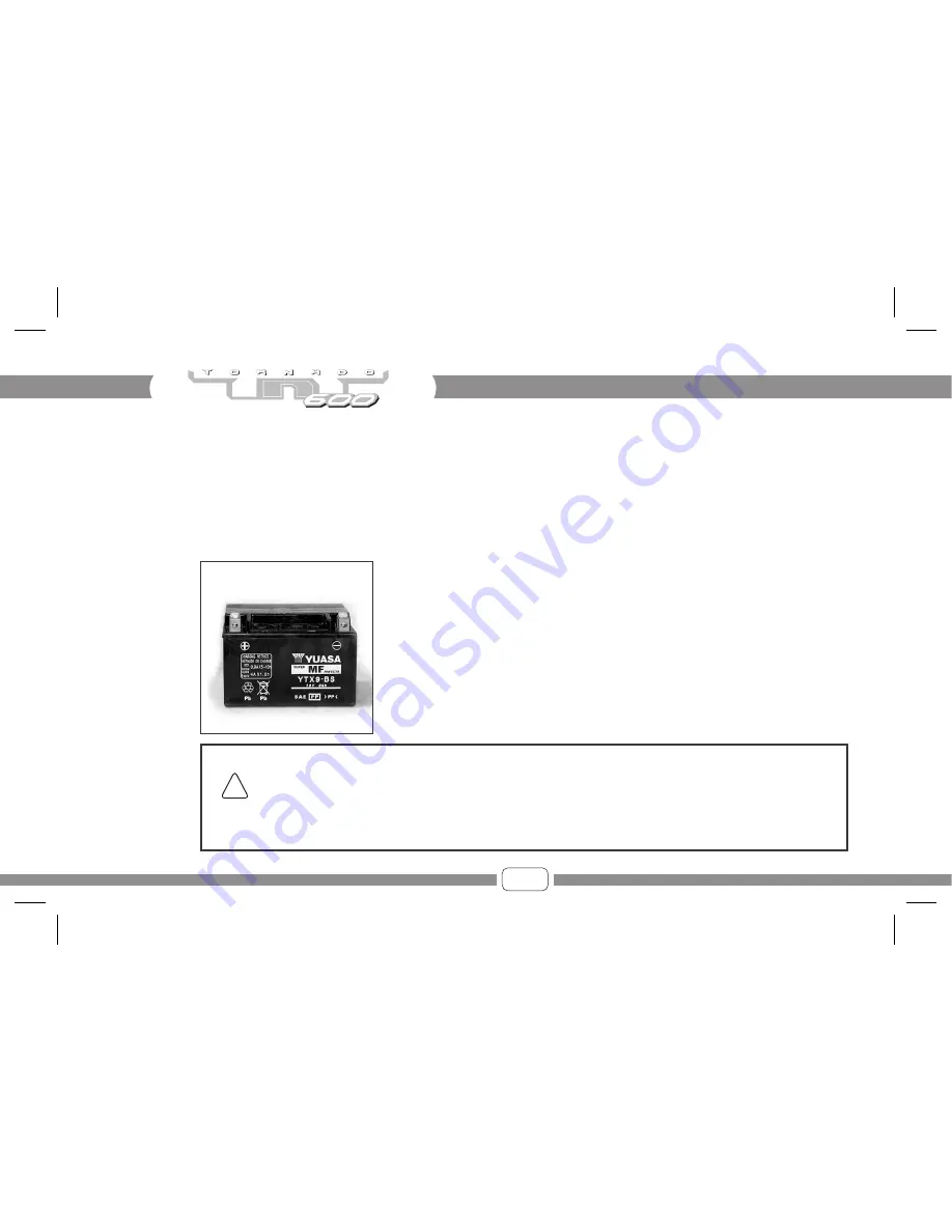 Benelli Tornado TNT600 Owner'S Manual Download Page 56