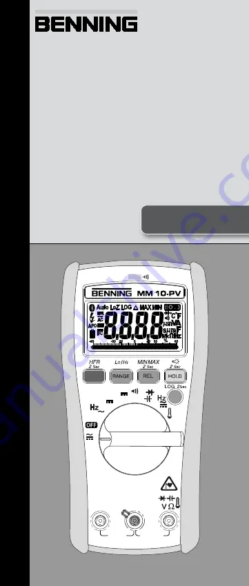 Benning MM 10-1 Operating Manual Download Page 2