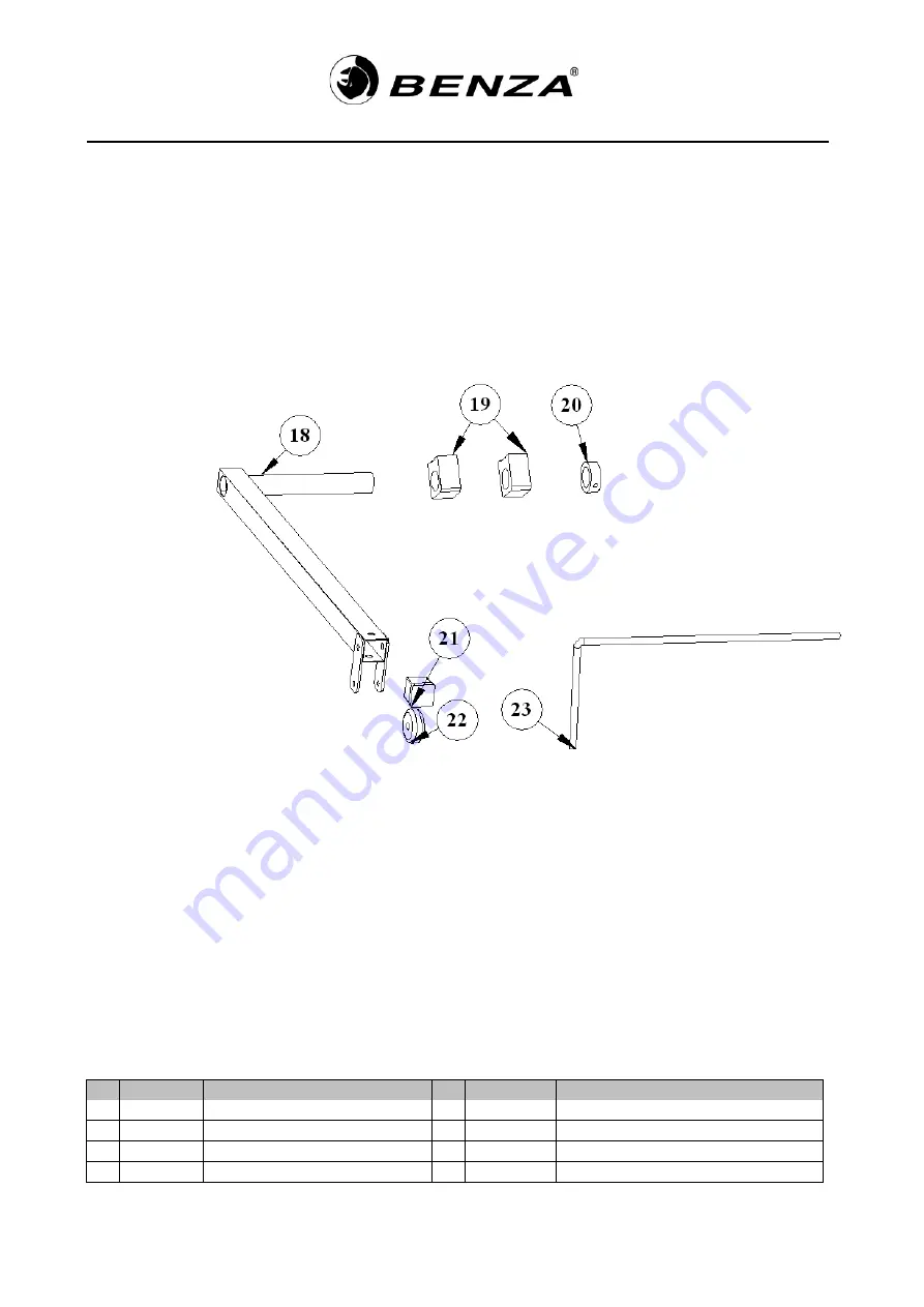 benza CR 350 Use And Maintenance Manual Download Page 23