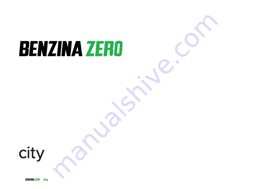 BENZINA ZERO city 2022 Owner'S Manual Download Page 2