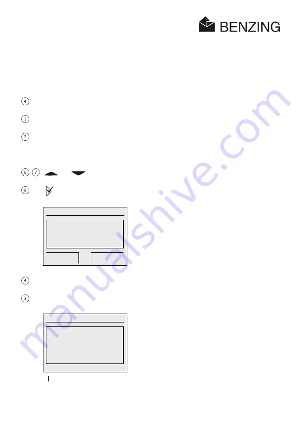 BENZING M1 Manual Download Page 40